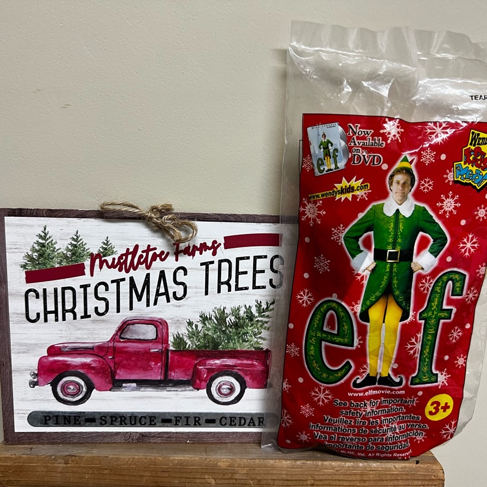 New Sealed Will Farrell Elf Buddy Movie Clip On Toy Collectible Wendy's 2004